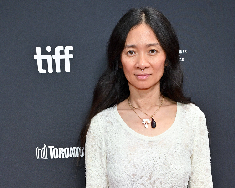 Chloe Zhao attends a movie screening ahead of the Toronto International Film Festival.