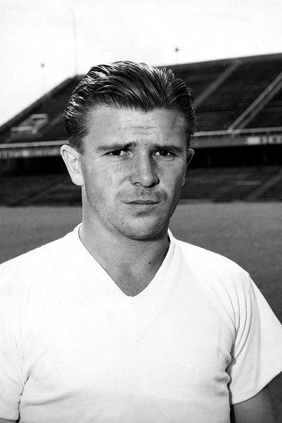 Historic archive portrait of legendary football icon Ferenc Puskás during his career from 1943 to 1966, competing in the men's FIFA World Cup.