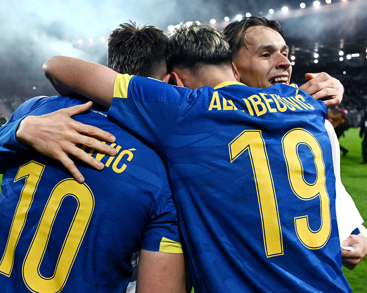 High-resolution images of the Bosnia and Herzegovina national football team for the FIFA World Cup 2026, including official squad photos and player portraits.