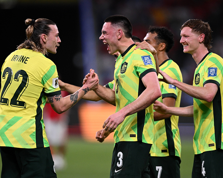 High-resolution images of the Australia national football team for the FIFA World Cup 2026, including official squad photos and player portraits.