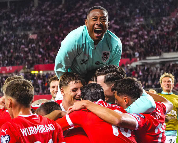 High-resolution images of the Austria national football team for the FIFA World Cup 2026, including official squad photos and player portraits.