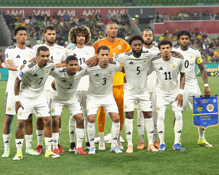 High-resolution images of the Curacao national football team for the FIFA World Cup 2026, including official squad photos and player portraits.