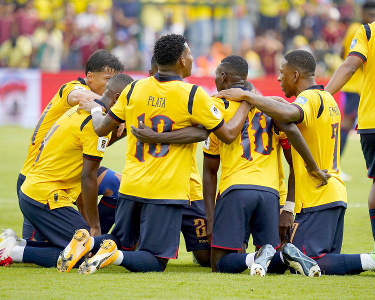 High-resolution images of the Ecuador national football team for the FIFA World Cup 2026, including official squad photos and player portraits.
