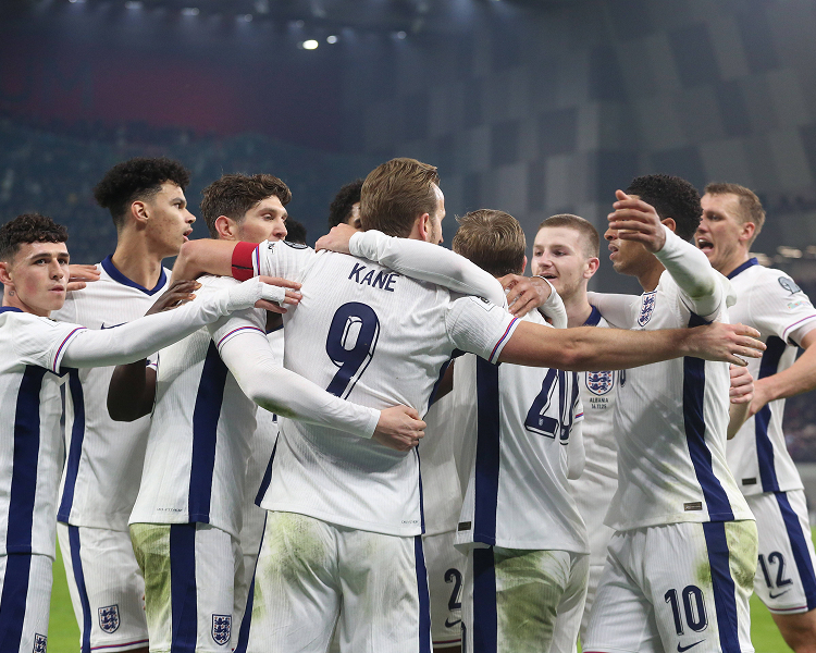 High-resolution images of the England national football team for the FIFA World Cup 2026, including official squad photos and player portraits.