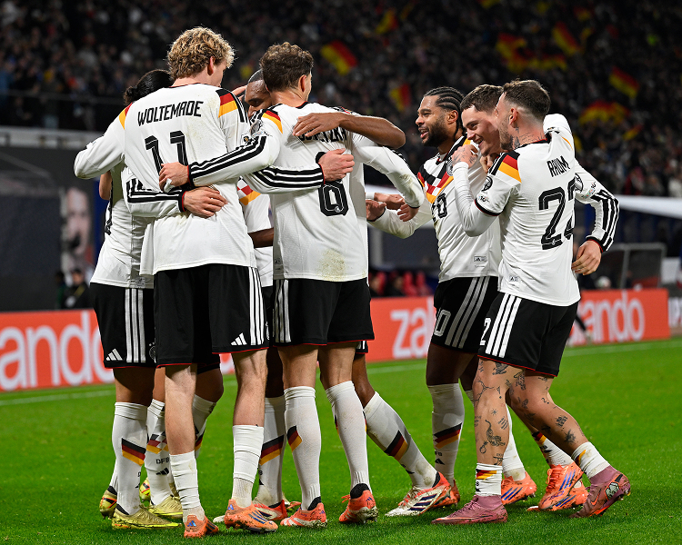 High-resolution images of the German national football team for the FIFA World Cup 2026, including official squad photos and player portraits.
