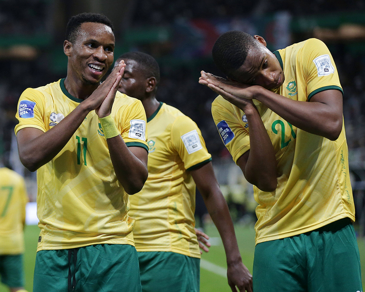 High-resolution images of the South Africa national football team for the FIFA World Cup 2026, including official squad photos and player portraits.