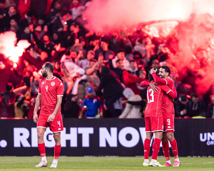 High-resolution images of the Tunisia national football team for the FIFA World Cup 2026, including official squad photos and player portraits.