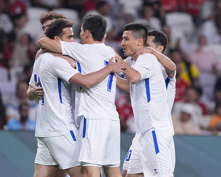 High-resolution images of the Uzbekistan national football team for the FIFA World Cup 2026, including official squad photos and player portraits.