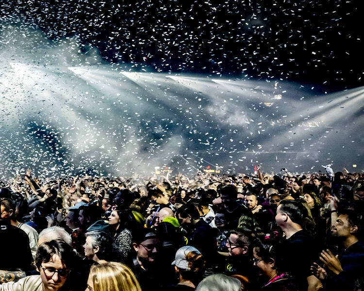 Dynamic live music images and crowd photography from the Tomorrowland festival in Belgium.