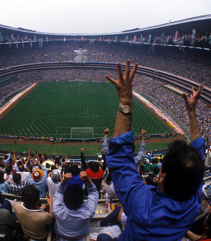 Aerial view of a FIFA World Cup 2026 host city stadium in Mexico
